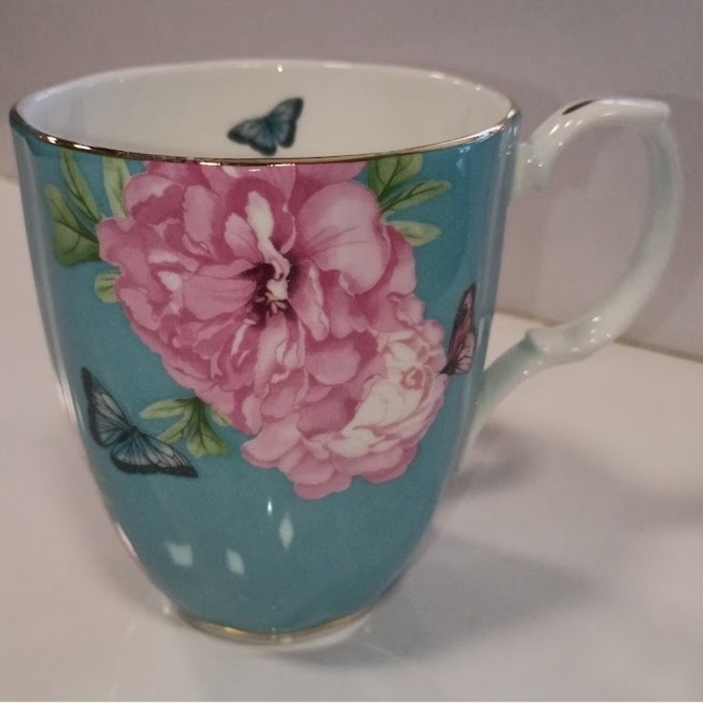 Royal Albert Miranda Kerr Friendship Mug Tranquility Blue 13.5 Oz, NEW